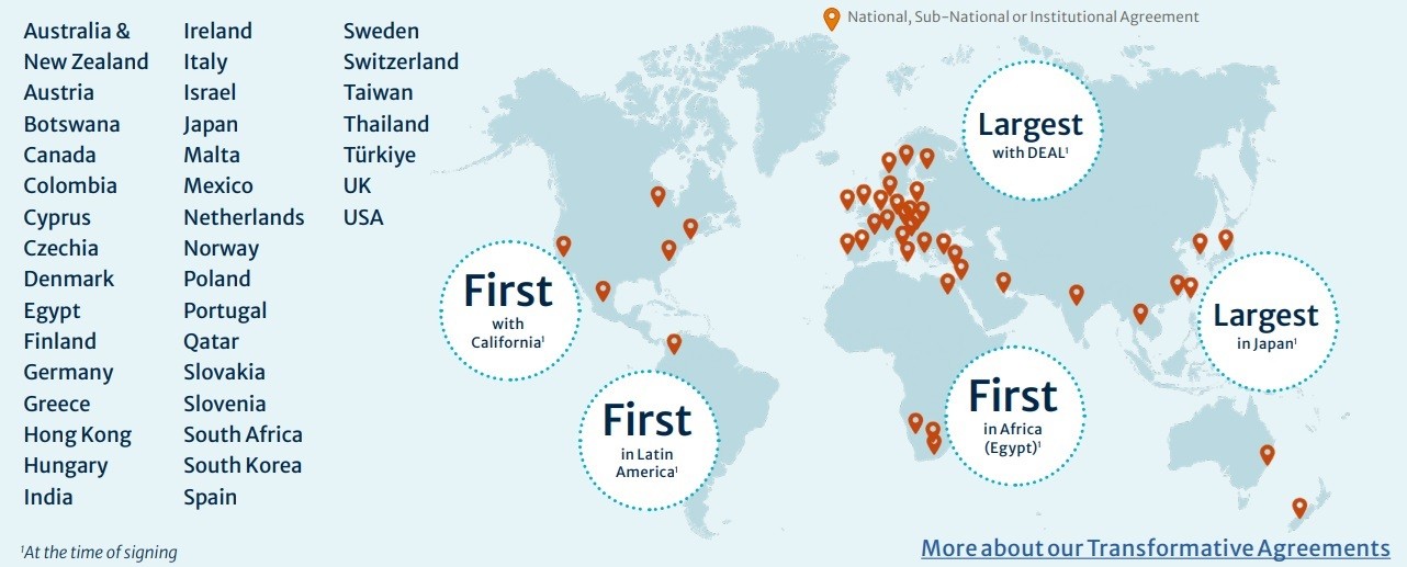 91Ƭ transformative agreements support researchers from over 3,700 institutions ? springernature 2024