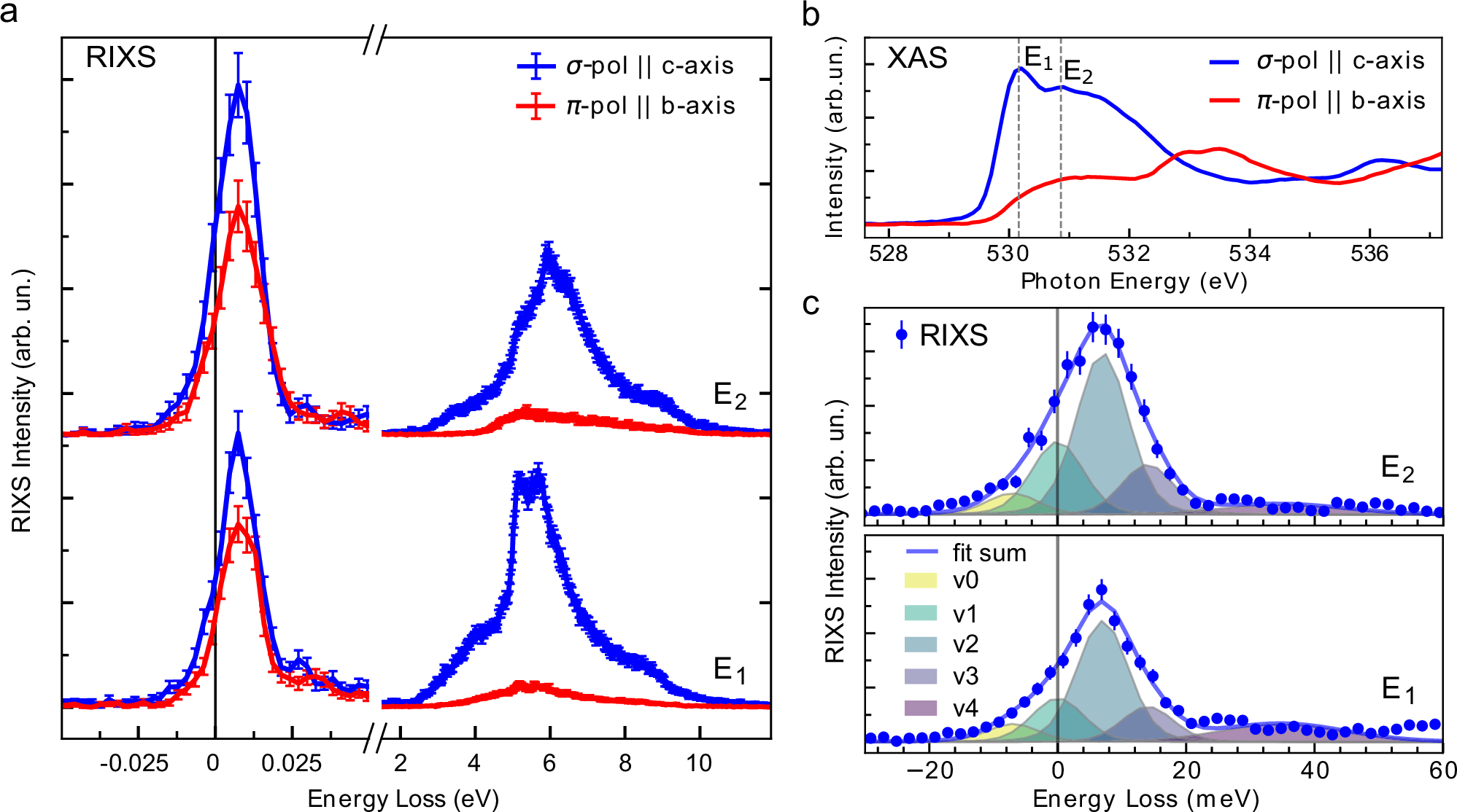 Fig. 5: Resonant Inelastic X-ray Scattering (RIXS) Reveals Electron-Phonon Coupling in the Valence Band.