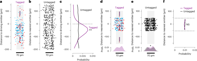 Fig. 6: Spatial distribution of optotagged units.