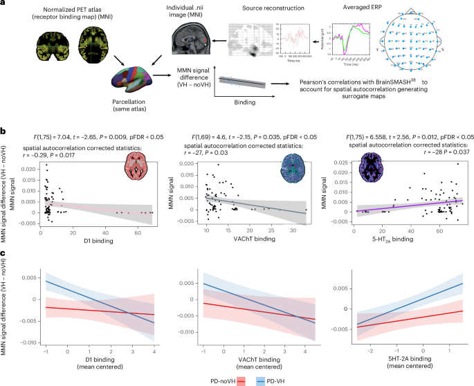 Fig. 5: Source-reconstructed signal–receptor binding atlases exploratory analysis.