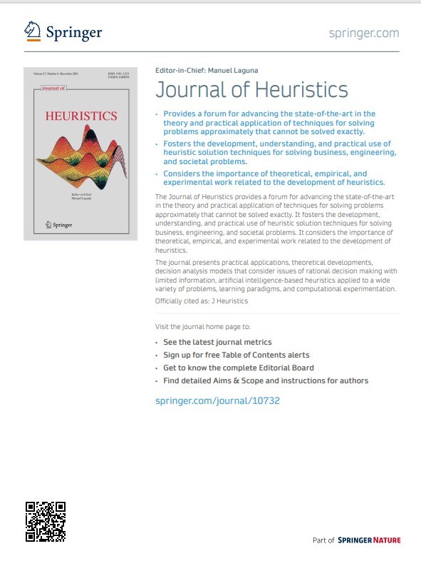 Preview for Journal of Heuristics flyer