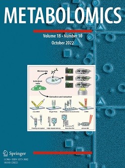 Metabolomics October 2022 Cover