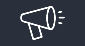 Icon of a megaphone, indicating the Call for Papers page.