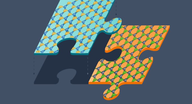 Heterostructure puzzle pieces