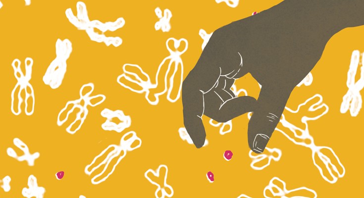 Handpicking extrachromosomal DNA