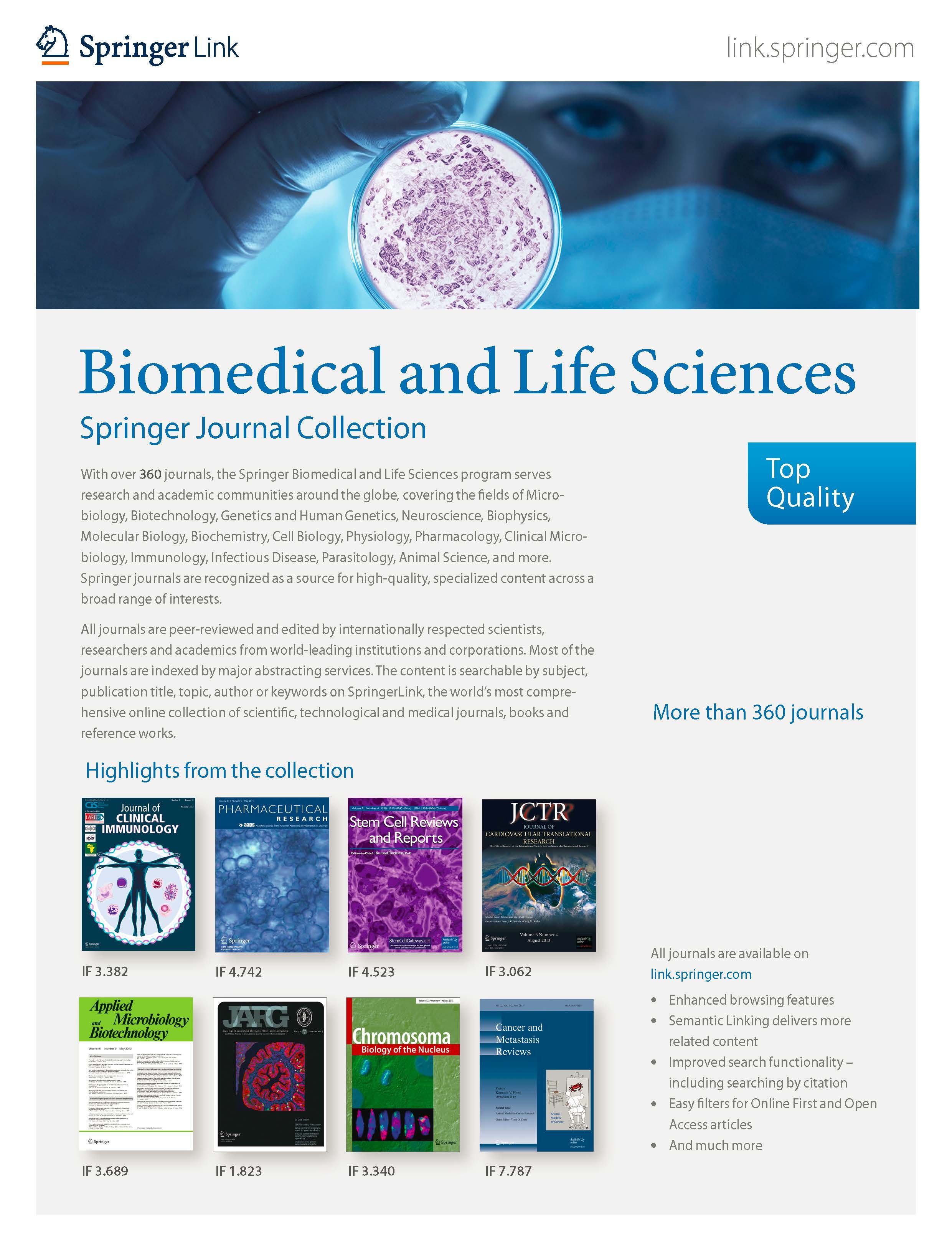 Biomedical & Life Sciences