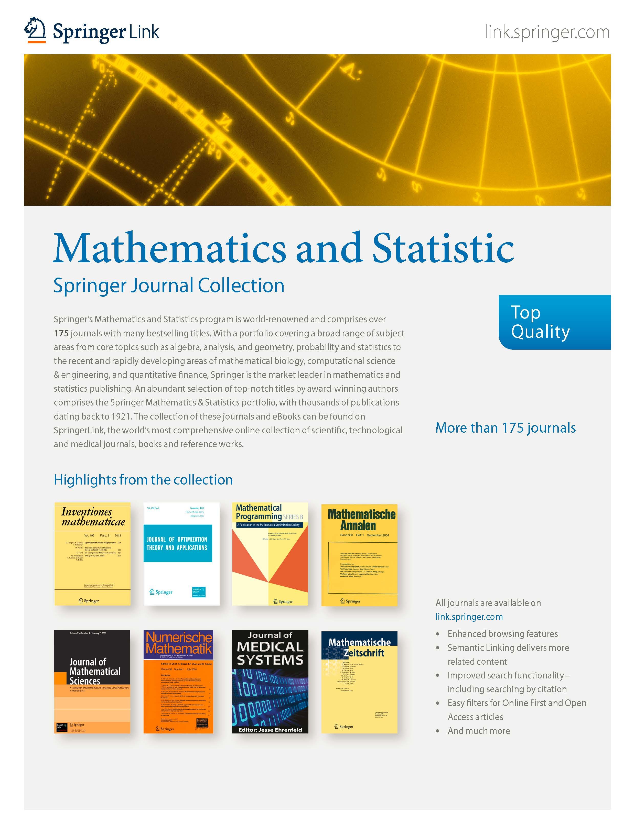 Mathematics & Statistics
