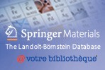 Bannière SpringerMaterials
