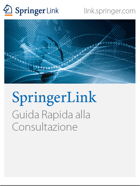 SpringerLink - Guida Rapida alla Consultazione
