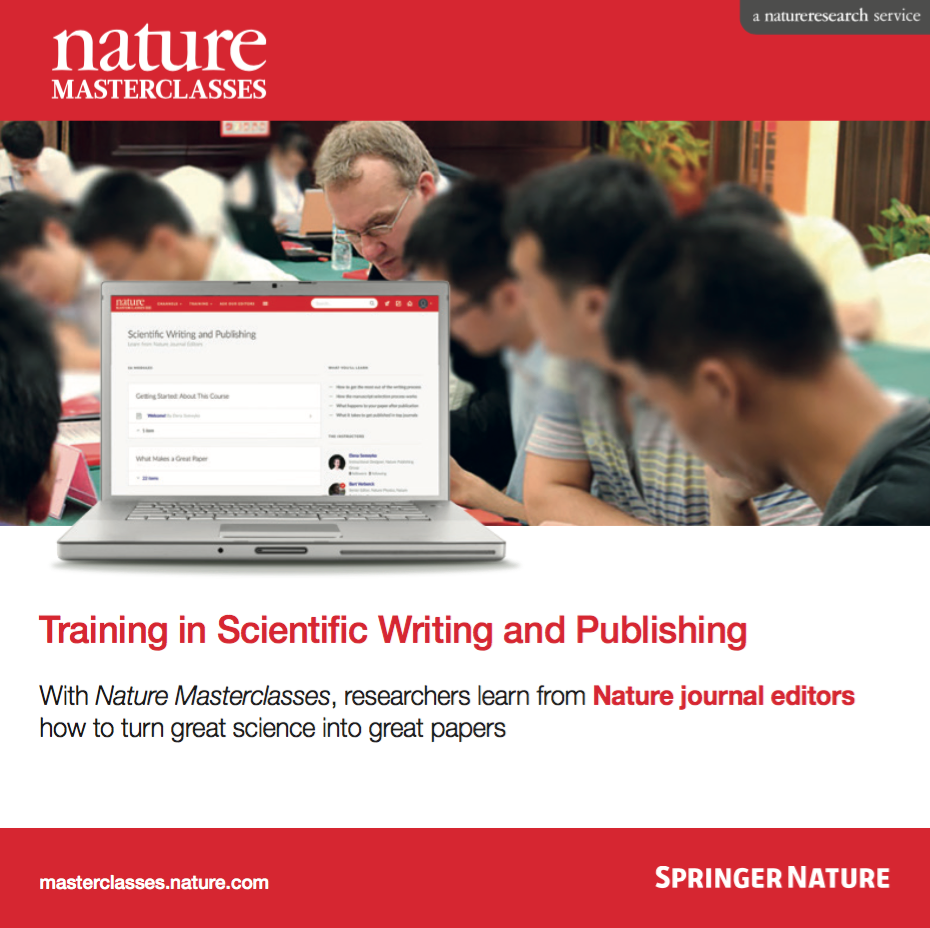 Nature Masterclasses | Springer Nature | For Librarians | Springer Nature