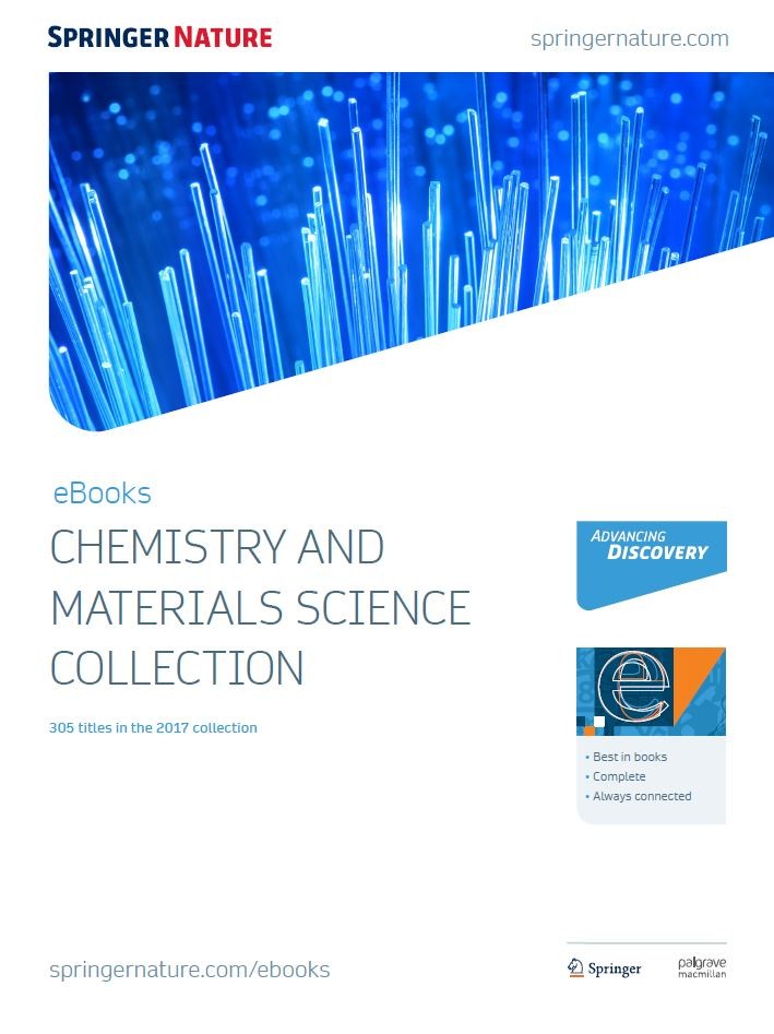 Ebooks Chemistry Materials Science For Librarians Springer Nature