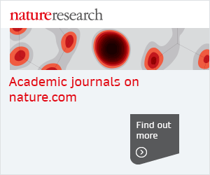 Academic Journals on nature.com banners