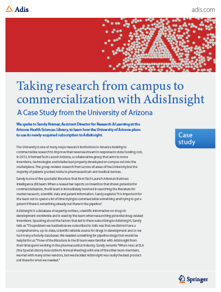 Case Study – University of Arizona Technology transfer