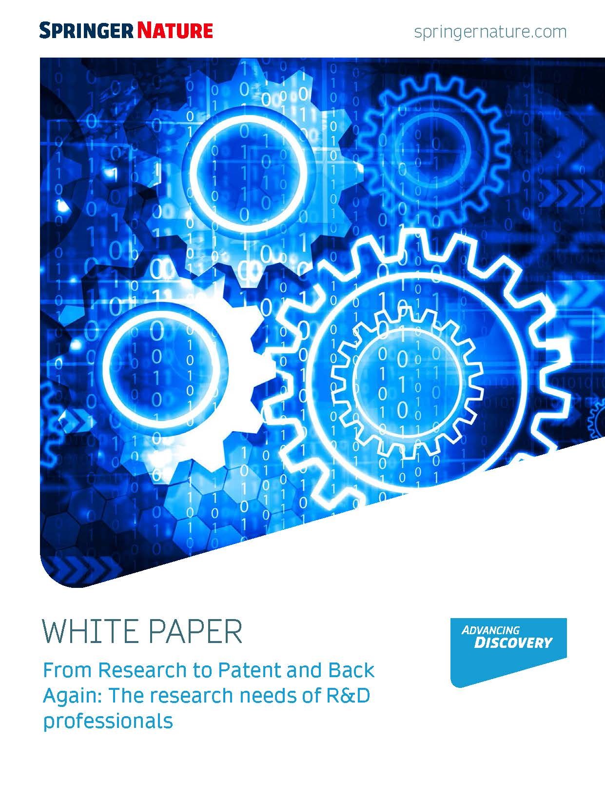 From Research to Patent and Back Again: The research needs of R&D professionals