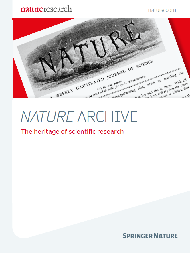 Nature archive | For Librarians | Springer Nature