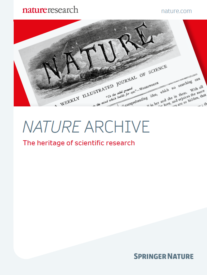 Nature archive For Springer Nature