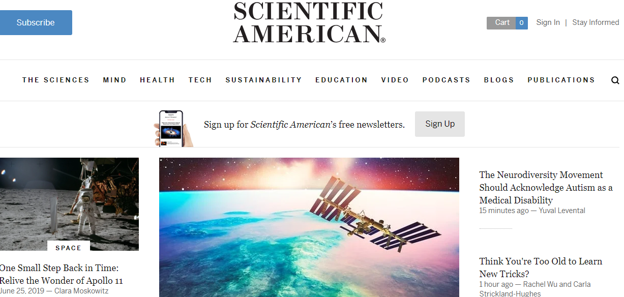scientific american screenshot