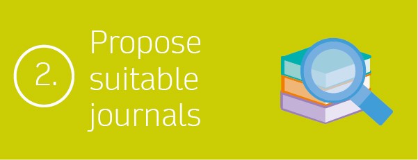 Propose suitable journals