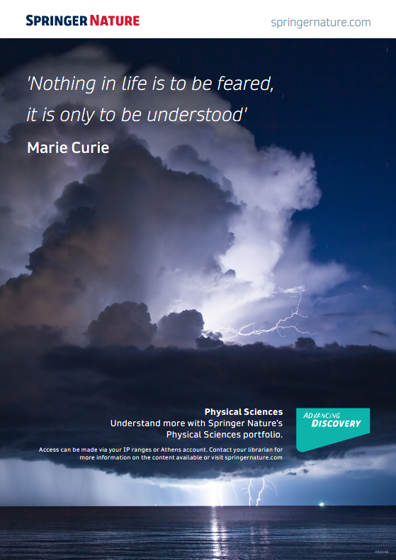 SN Physical Sciences Poster