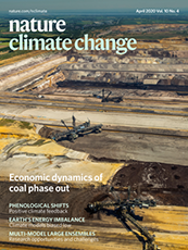 Nature Climate Change © Springer Nature 2020