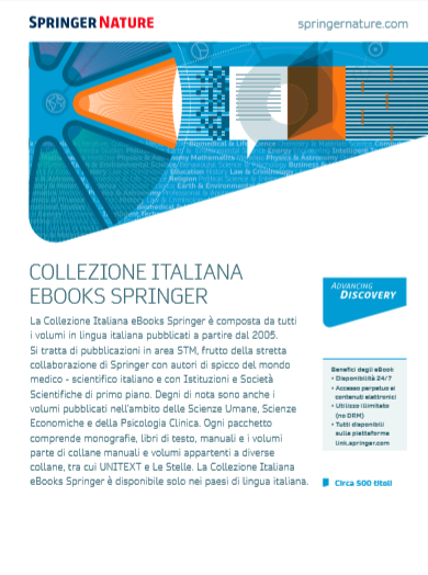 Collezione Italiana eBooks Springer
