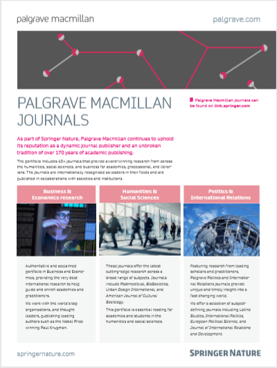 Download the Palgrave Macmillan brochure