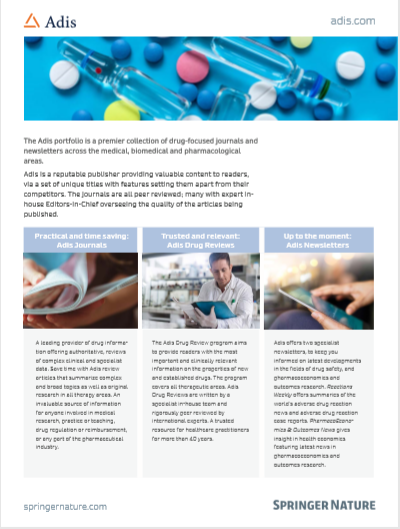 Download the Adis Journals brochure