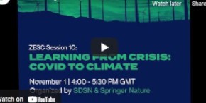 Video: Learning from Crises - from COVID to Climate