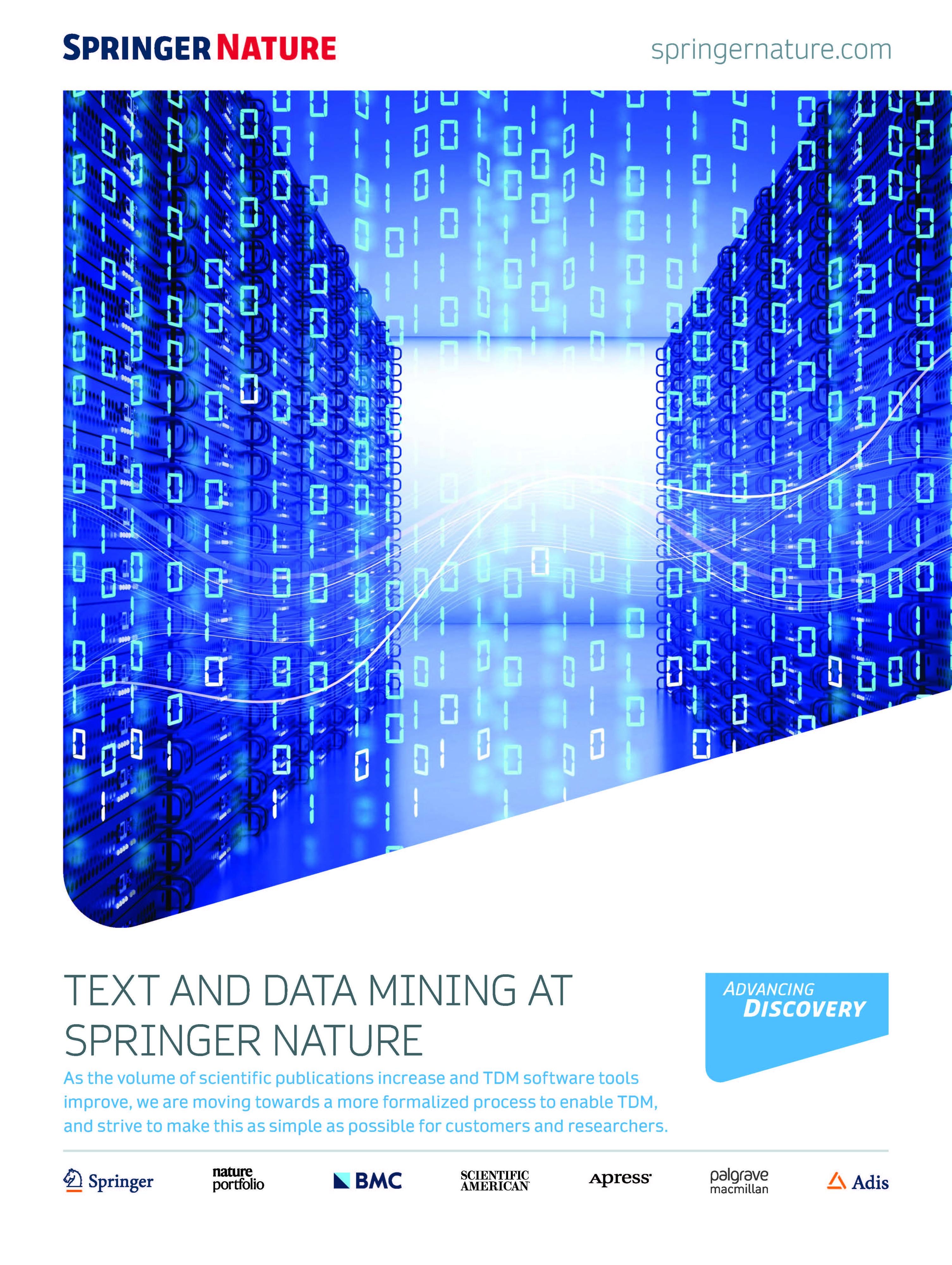Text and Data Mining at Springer Nature