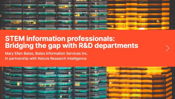White Paper: STEM information Professionals - Bridging the gap with R&D Departments