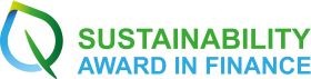 Logo vom Sustainability Award in Finance  © Springer Fachmedien Wiesbaden GmbH