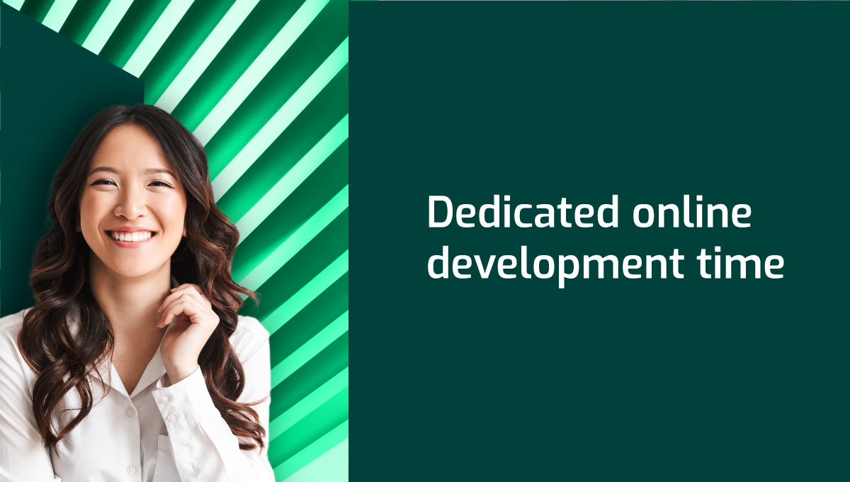 Dedicated online development time