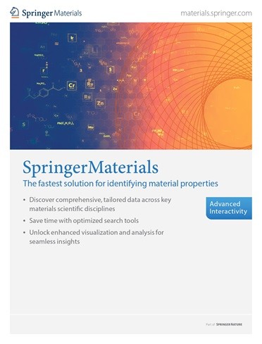 Springer Materials Brochure