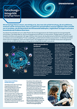 Forschungsintegrität Fact Sheet