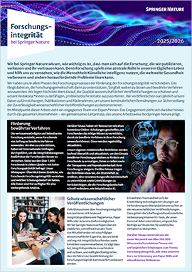 Forschungsintegrität Fact Sheet