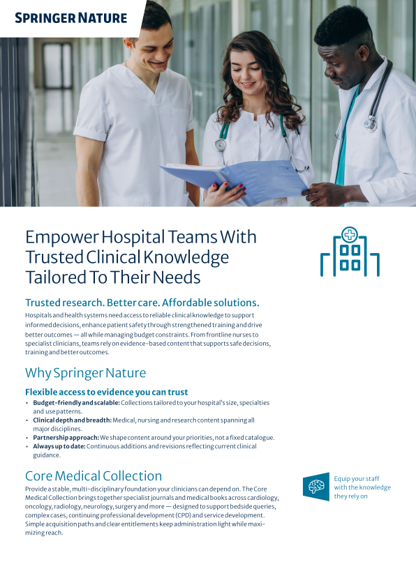 Health & Hospitals Corporate flyer