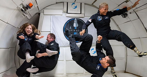 Space Biology © Inspiration4 crew / John Kraus