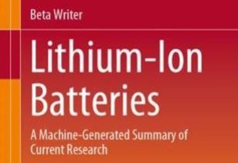 Springer Nature published its first machine-generated book