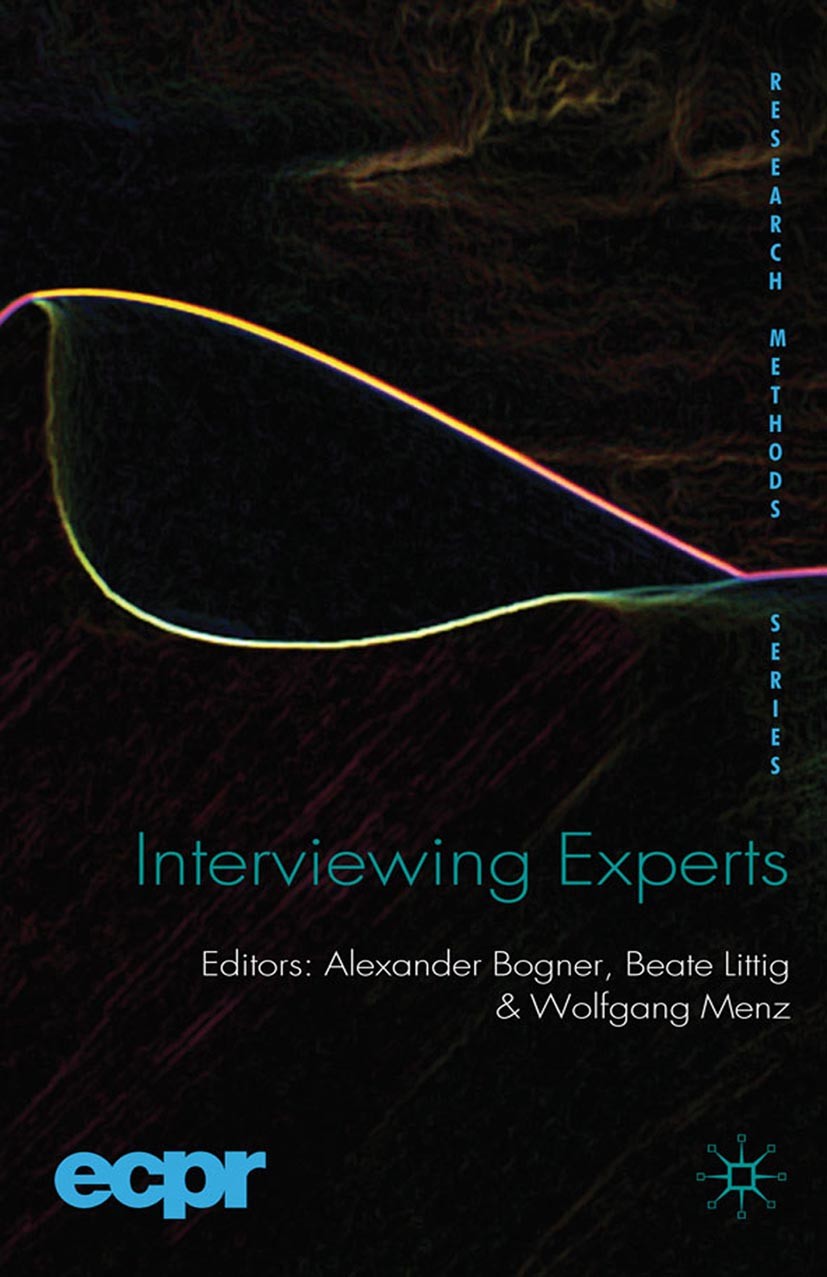 The Theory-Generating Expert Interview: Epistemological Interest, Forms of  Knowledge, Interaction | SpringerLink
