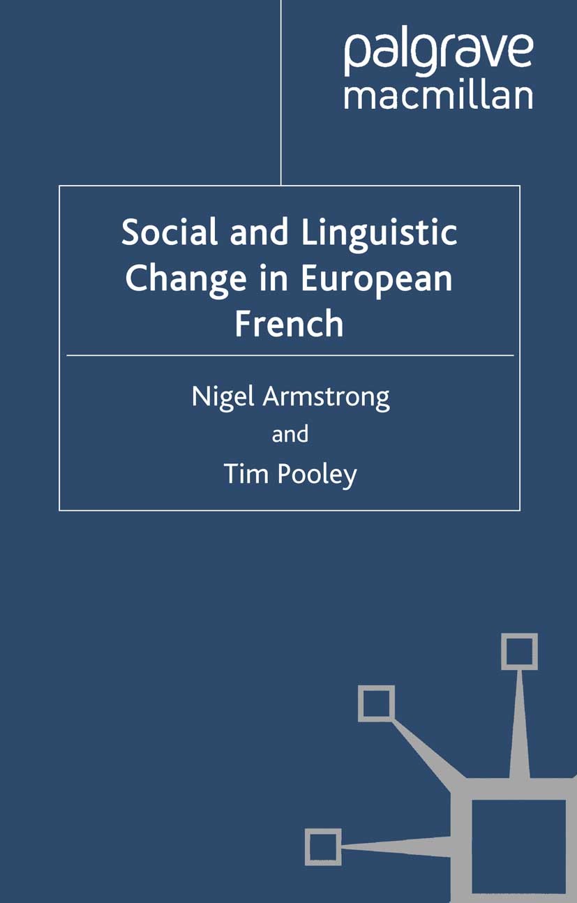 Ｈａｒｄｃｏｖｅｒ発売年月日Social and Linguistic Change in European French 2010/SPRINGER NATURE/N. Armstrong