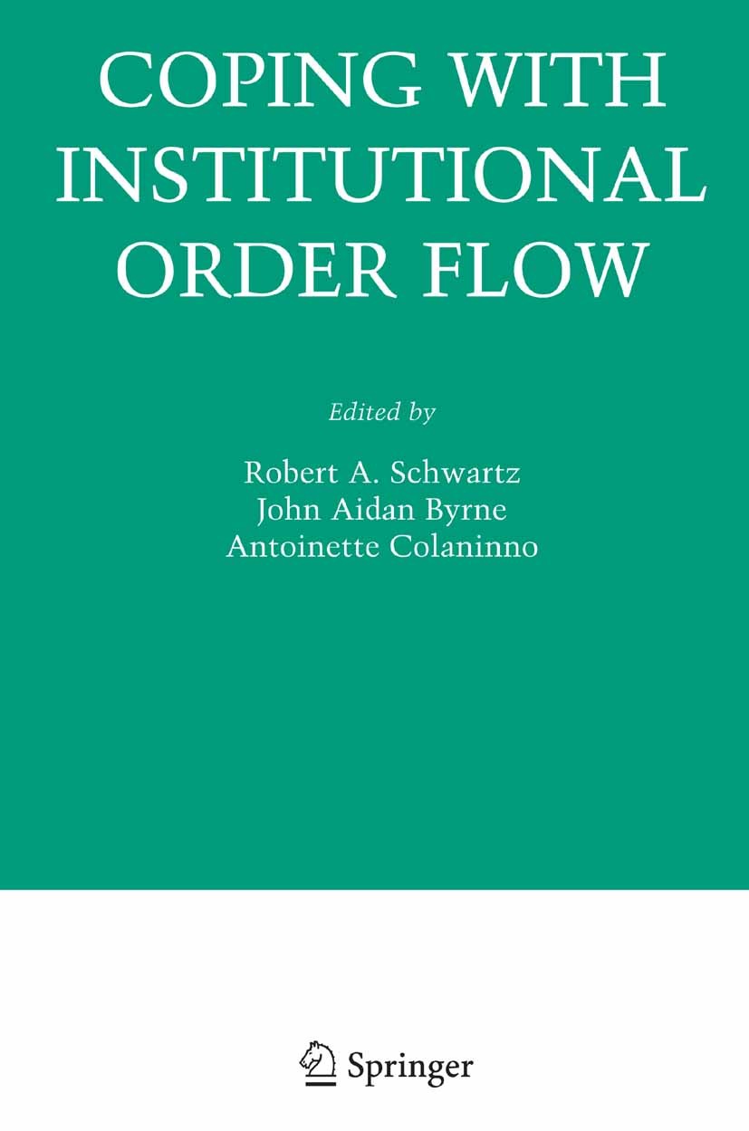 Coping With Institutional Order Flow | SpringerLink