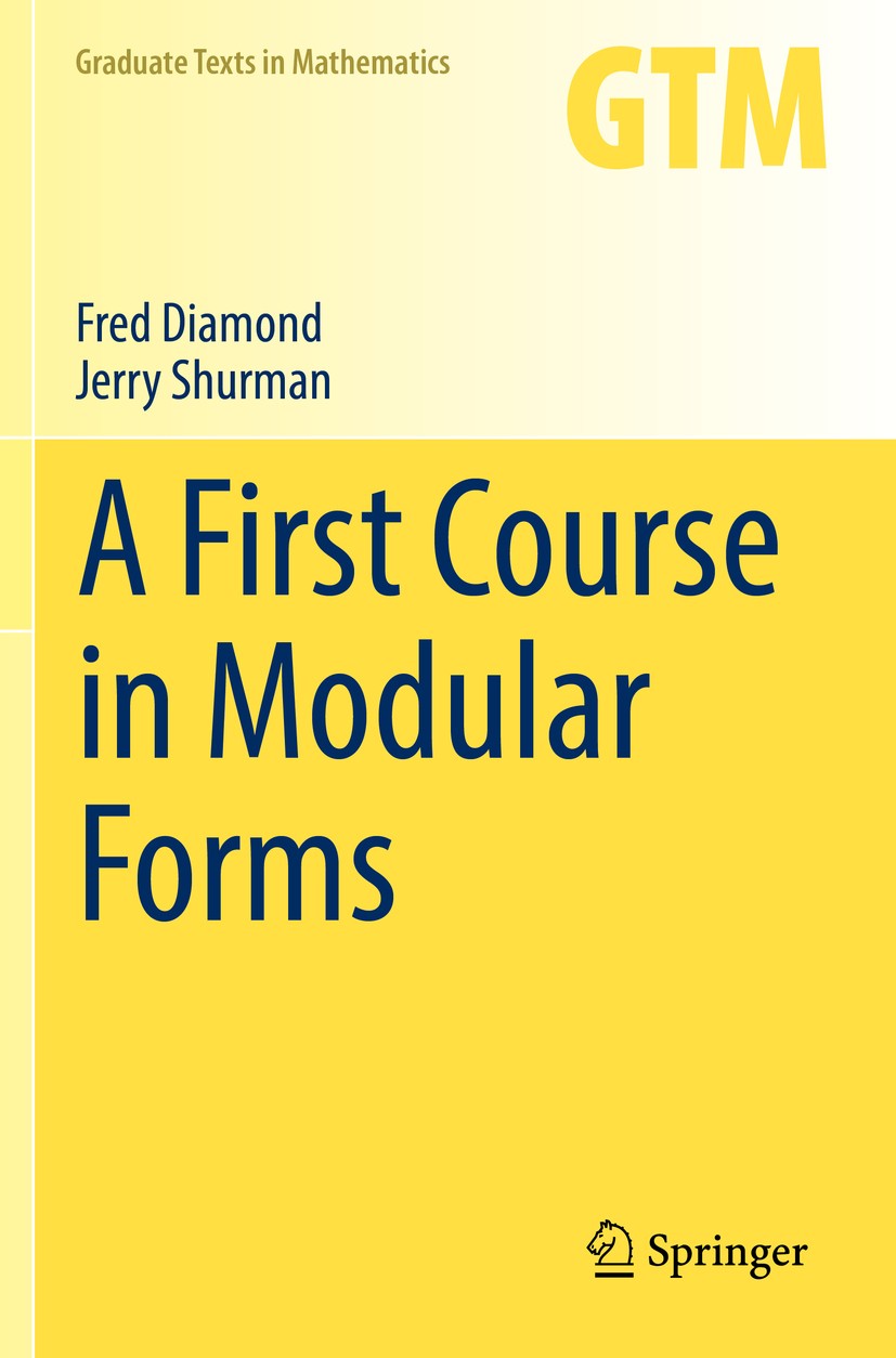 A First Course in Modular Forms | SpringerLink A First Course in Modular Forms | SpringerLink