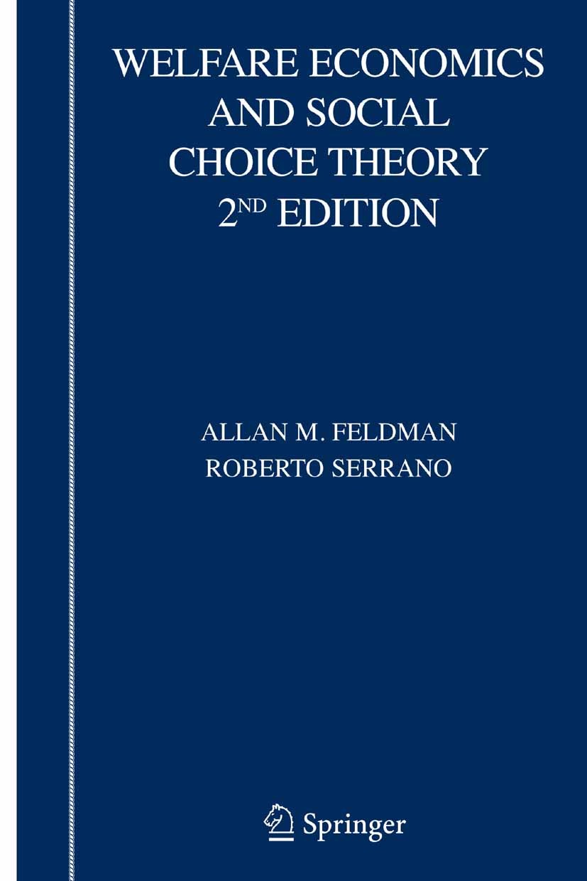 洋書 Social Choice and Welfare Home | Social Choice and Welfare