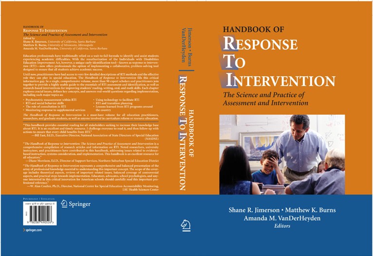 Toward a Unified Response-to-Intervention Model | SpringerLink