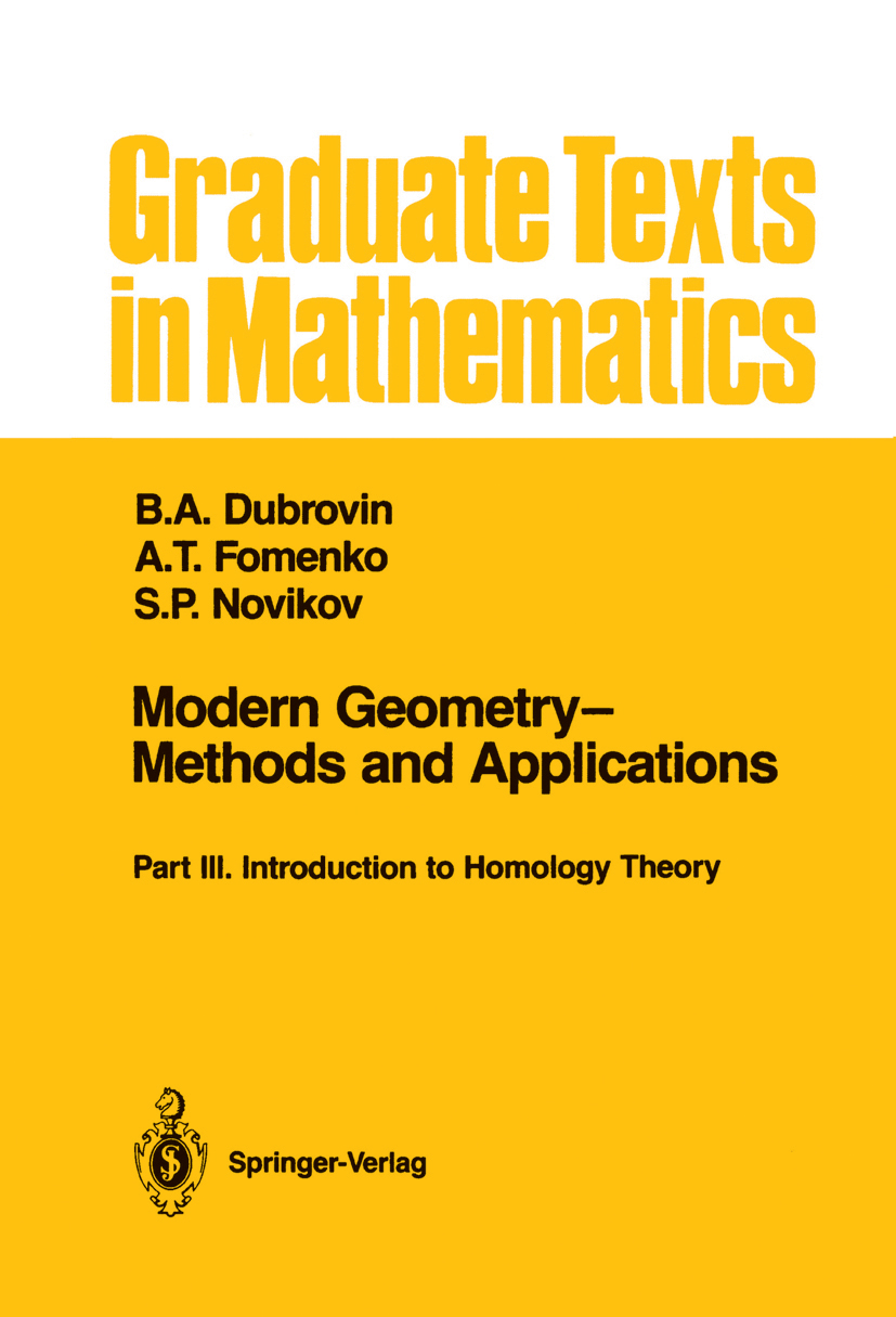 Modern Geometry—Methods and Applications: Part III