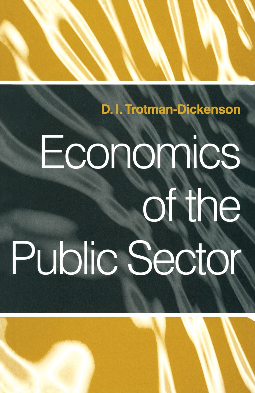 Economics of the Public Sector | Springer Nature Link (formerly
