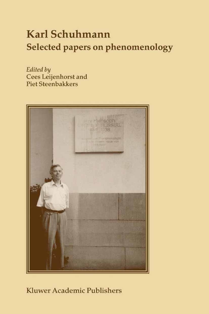 Karl Schuhmann, Selected papers on phenomenology | SpringerLink