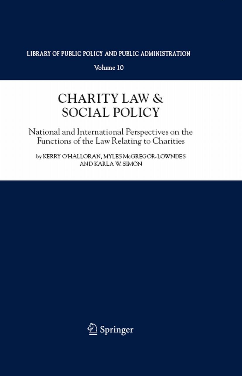 on　and　Relating　Law　the　Perspectives　of　Social　Functions　SpringerLink　International　National　Policy:　Law　Charity　Charities　the　to