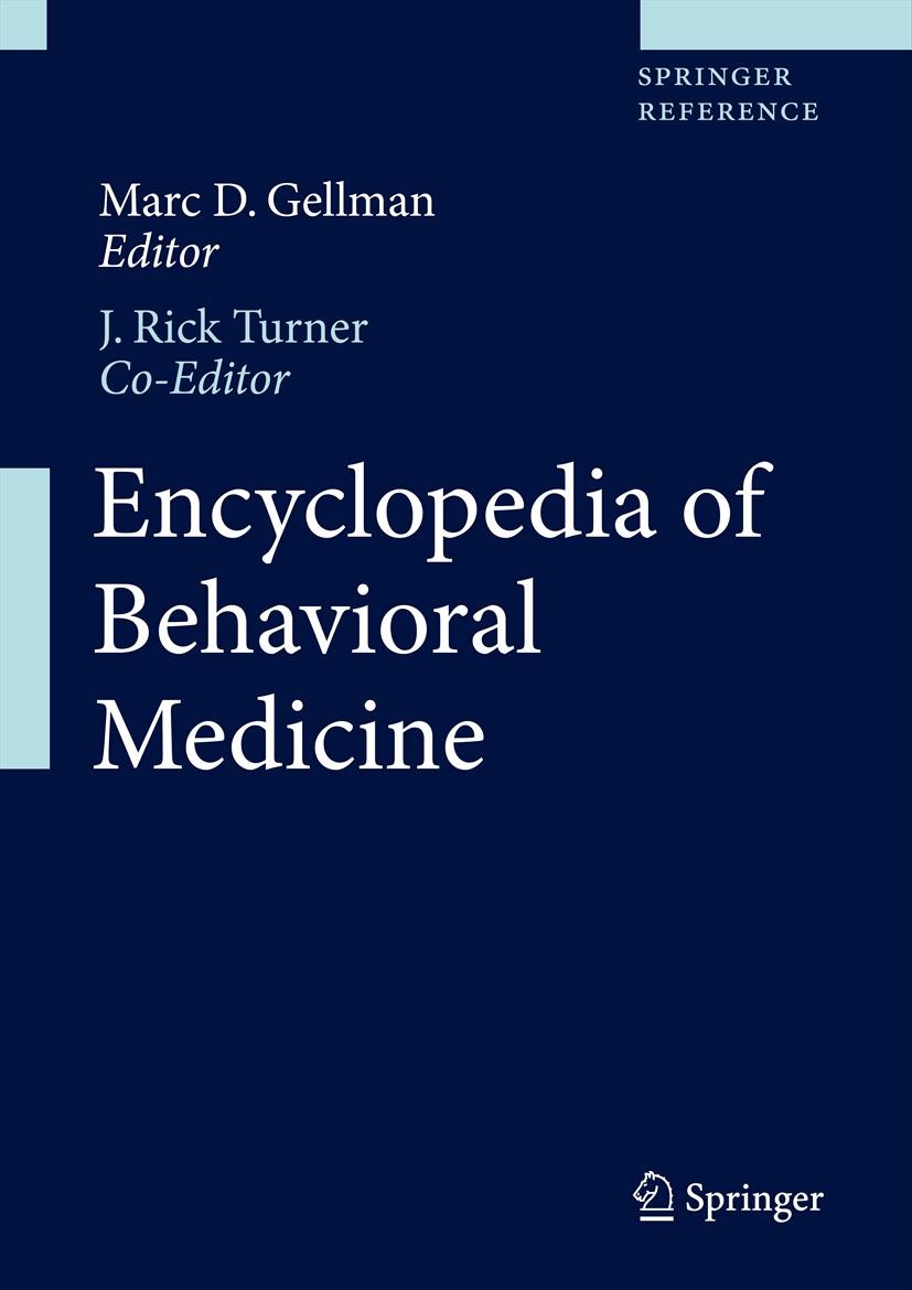 Encyclopedia of Behavioral Medicine | SpringerLink