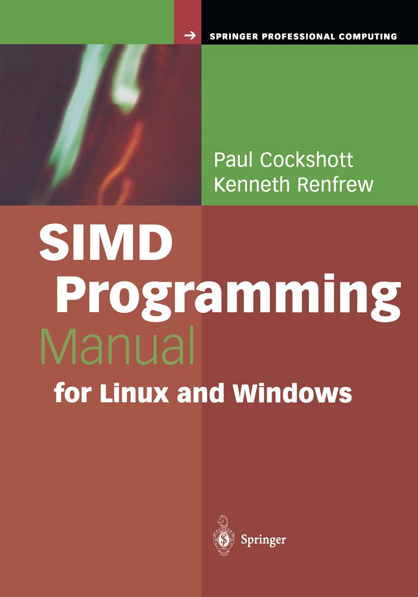 SIMD Programming Manual for Linux and Windows | Springer Nature Link